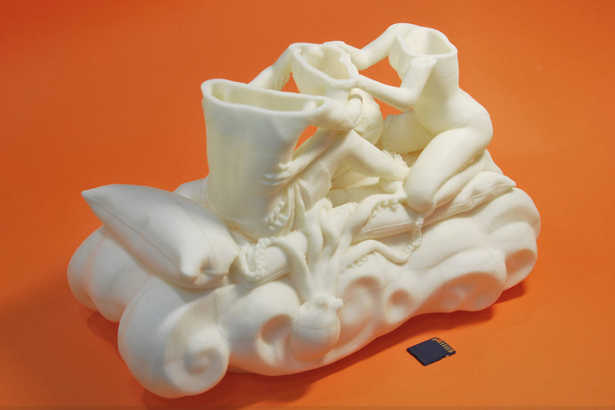 Скульптурная 3д печать из пластика 