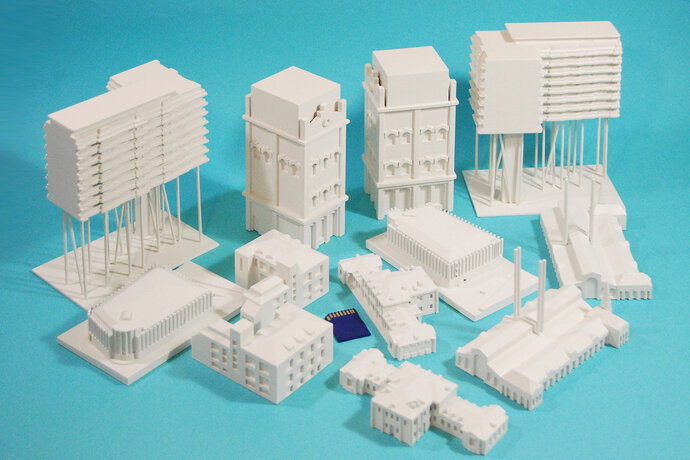 3D печать и обработка архитектурных макетов