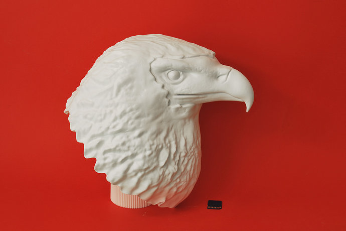 Изготовление скульптуры птицы  из пластика