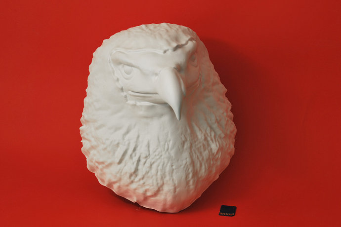 Изготовление скульптуры птицы  из пластика