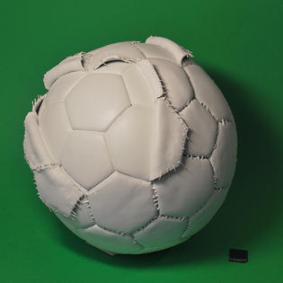 Скульптура футбольного мяча с помощью 3d печати