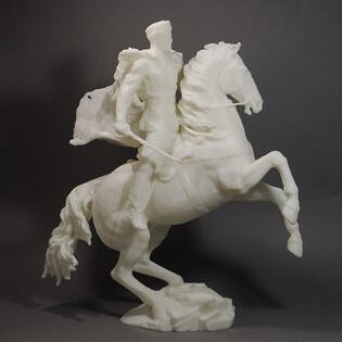 3D печать скульптуры всадника